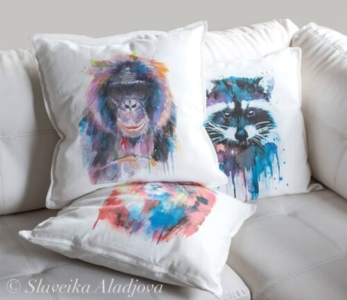 Bonobo art Pillow case
