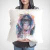 Bonobo art Pillow case2 Bonobo art Pillow case
