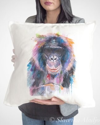 Bonobo art Pillow case