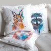 Caracal art Pillow case