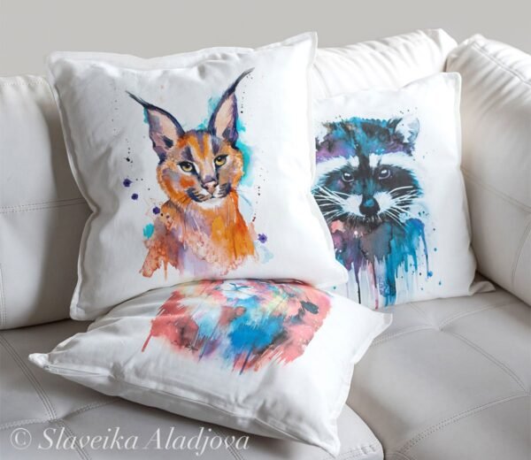 Caracal art Pillow case