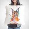Caracal art Pillow case