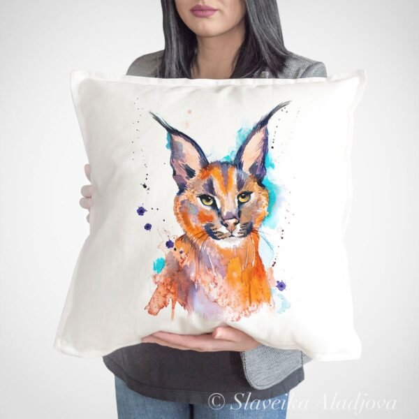 Caracal art Pillow case