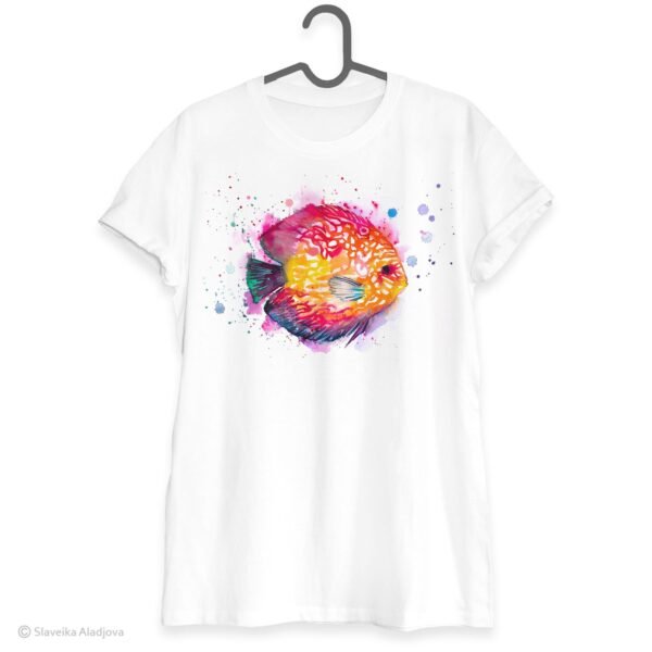 Discus fish art T-shirt