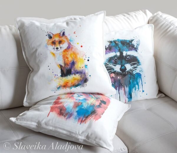 Fox art Pillow case1 Fox art Pillow case