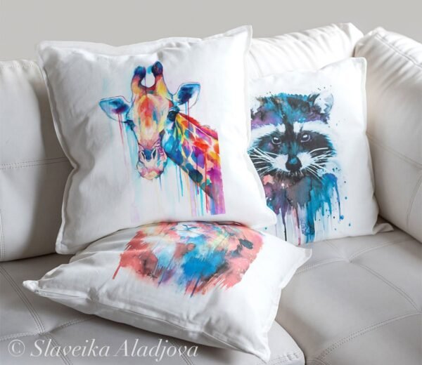 Giraffe art Pillow case