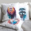 Golden lion tamarin art Pillow case