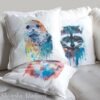 Harbor seal art Pillow case