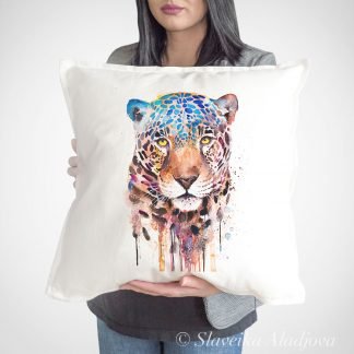 Jaguar art Pillow case