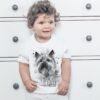 Black and white Cairn Terrier T-shirt