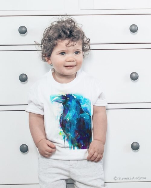 Raven art T-shirt