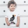 Tufted puffin art T-shirt