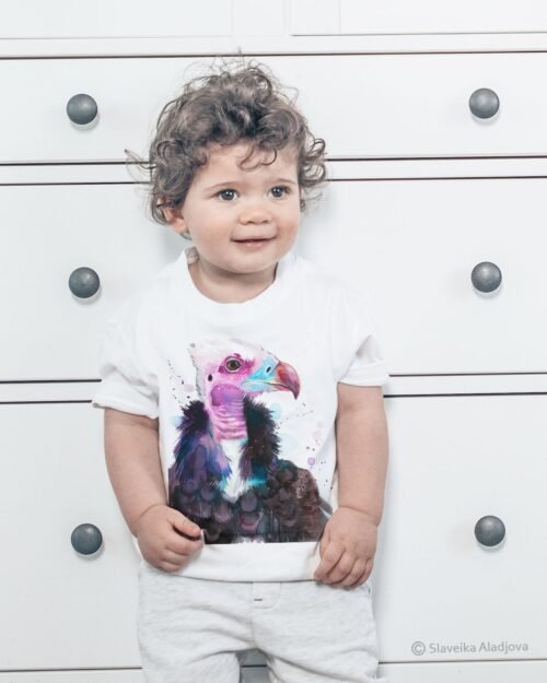 White-headed vulture art T-shirt