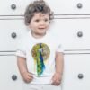 Peacock art T-shirt