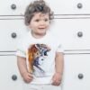 Tiger girl art T-shirt