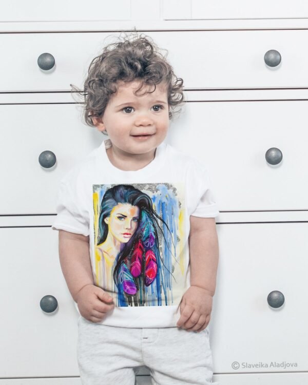 Girl portrait art T-shirt
