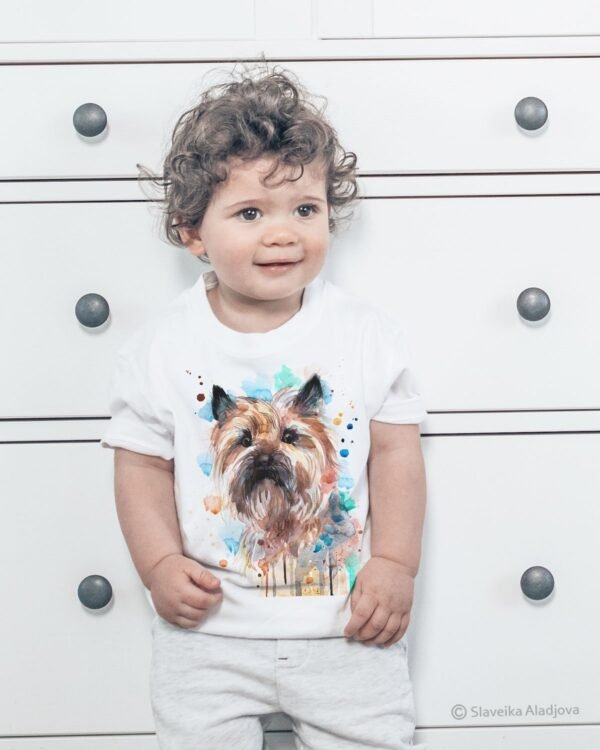 Cairn Terrier art T-shirt