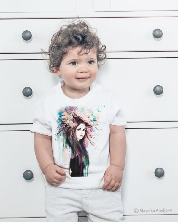 Spring girl art T-shirt