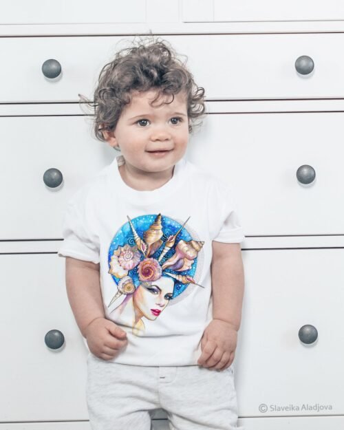 Sea girl art T-shirt