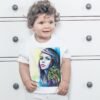 Girl with peacock earrings T-shirt Girl with peacock earrings T-shirt