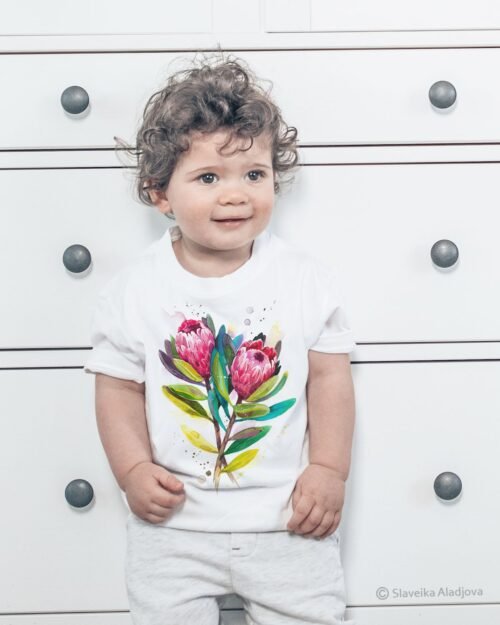 Protea Pink Ice art T-shirt