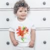 Lilium flower art T-shirt