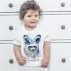 Bat-eared fox art T-shirt