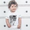 Black and white Puma art T-shirt