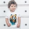 Grizzly bear art T-shirt