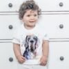 Blue Great Dane art T-shirt