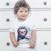Three-toed sloth art T-shirt Three-toed sloth art T-shirt