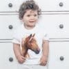Suffolk Punch horse art T-shirt