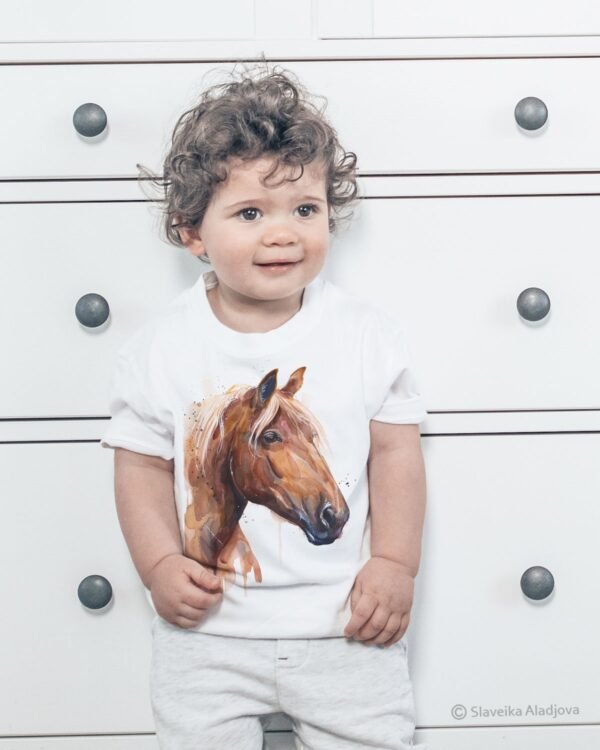 Suffolk Punch horse art T-shirt