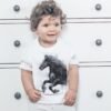 Friesian horse art T-shirt