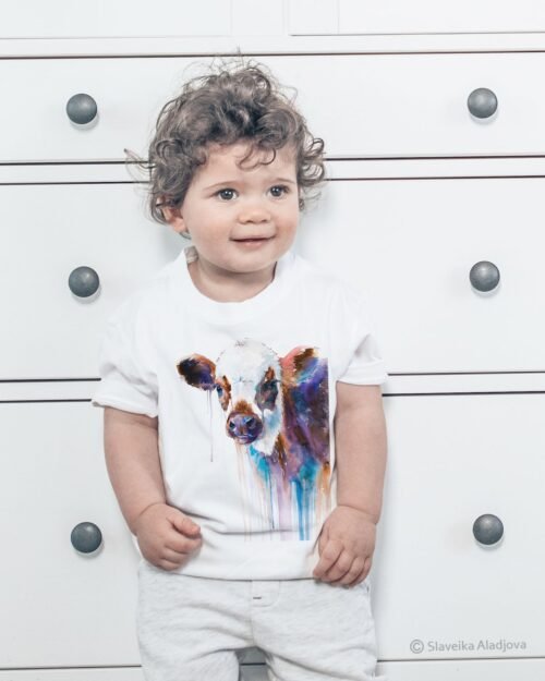 Cow art T-shirt