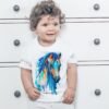 Blue Horse art T-shirt