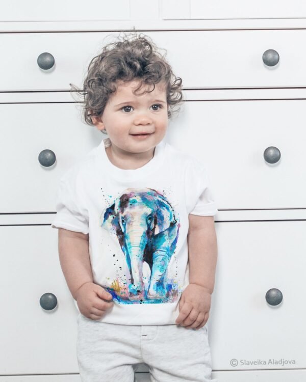 Asian Elephant art T-shirt