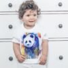 Panda bear art T-shirt