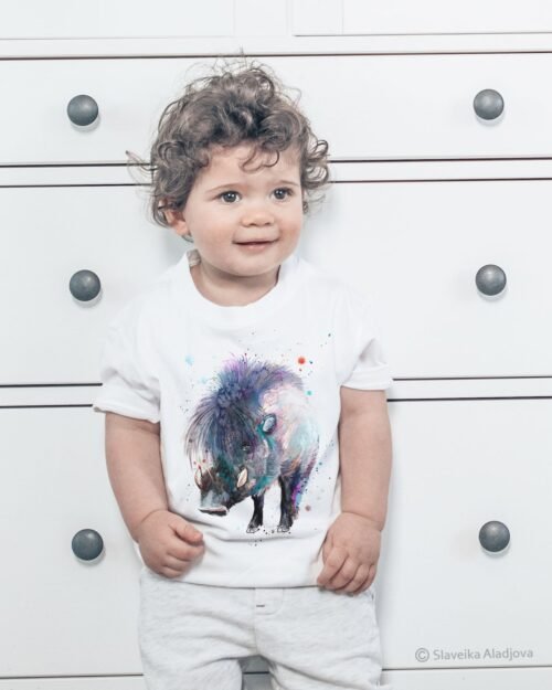 Visayan warty pig art T-shirt