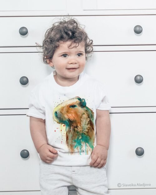 Capybara art T-shirt