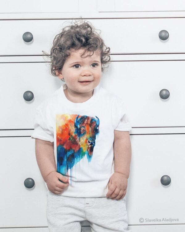 Bison art T-shirt
