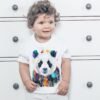 Colorful panda art T-shirt