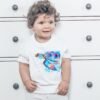 Blue Sea turtle art T-shirt