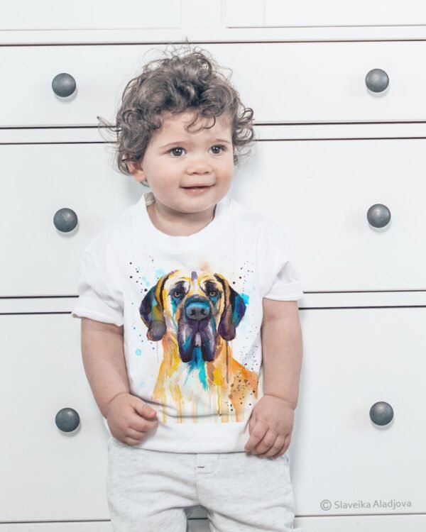 Fawn Great Dane art T-shirt