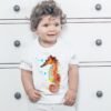 Seahorse art T-shirt
