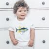 Yellowfin tuna art T-shirt