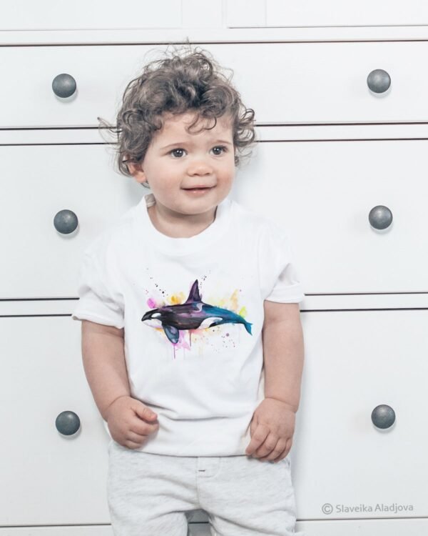 Killer whale art T-shirt