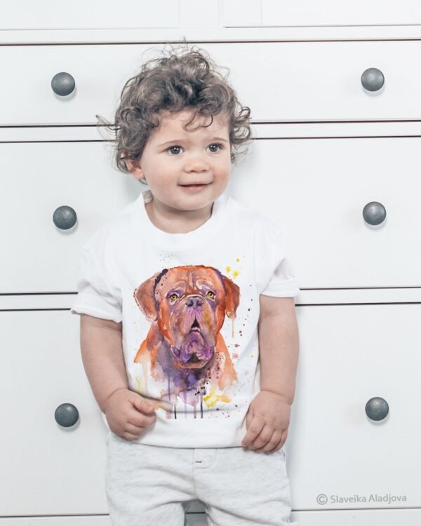 French Mastiff art T-shirt