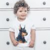 Doberman art T-shirt