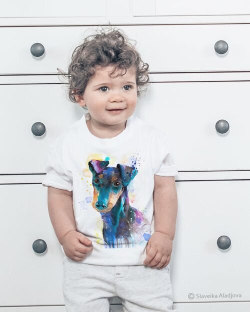 Manchester Terrier art T-shirt